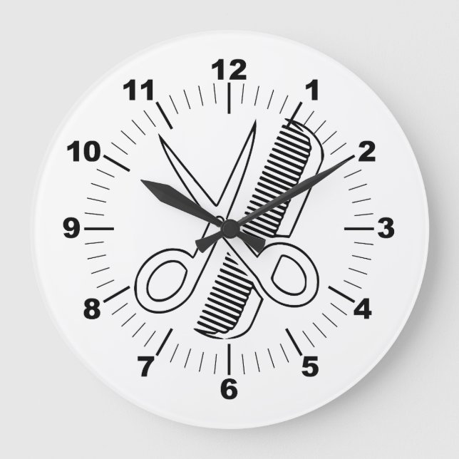 Barber Large Clock (Front)