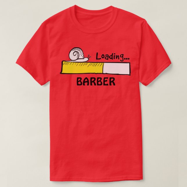 Barber Loading Classic TShirt (Design Front)