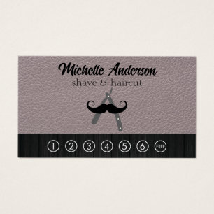 Barber Logo   Leather