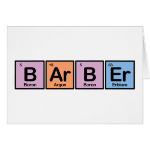 Barber made of Elements