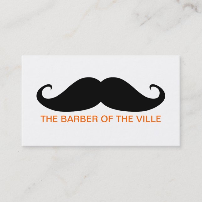 Barber of the Ville Business Card (Front)