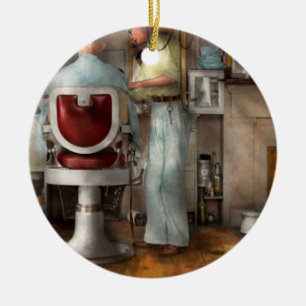 Barber - Our family barber 1935 Ceramic Ornament