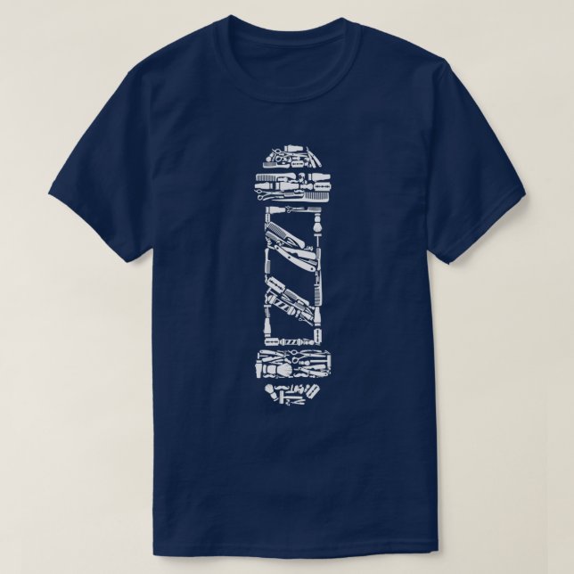 Barber Pole 8 T-Shirt (Design Front)