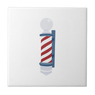 Barber Pole Ceramic Tile