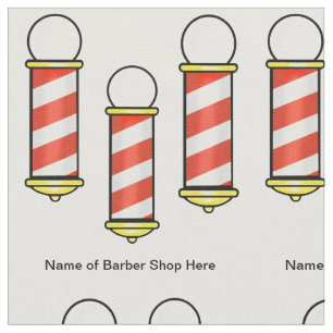 Barber Pole Customise Fabric Material