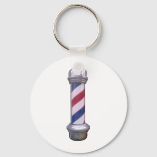 Barber Pole Key Ring