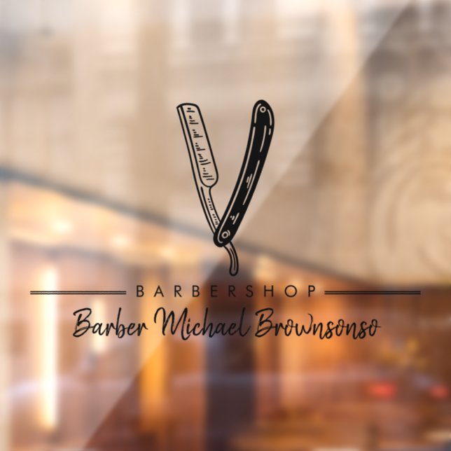 Barber Salon Razor Logo Business (Sheet 2)