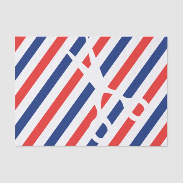 Barber Scissors Tissue Paper (Front)