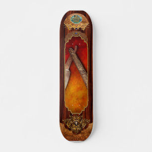 Barber - Shaving - Keep a stiff upper lip Skateboard