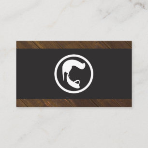 Barber Shop Barber Business Card