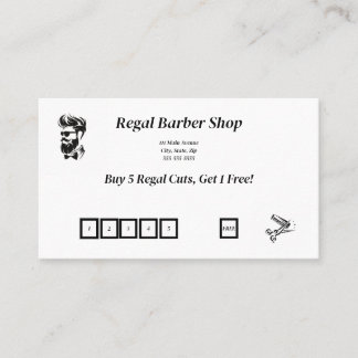 Barber Shop Business Card / Barber Shop Loyalty 