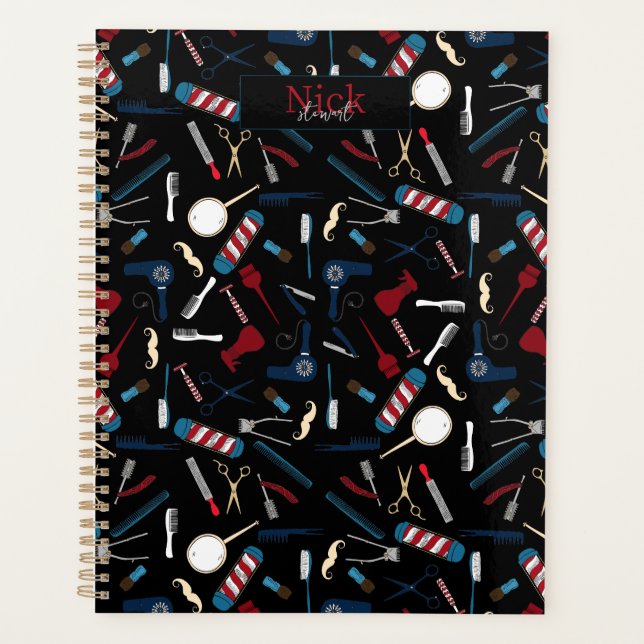 Barber Shop Custom Planner (Front)