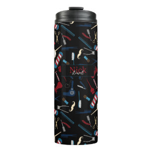 Barber Shop Custom Thermal Tumbler
