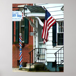 Barber Shop Entrance Poster