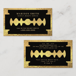 Barber Shop Hair  Business Card