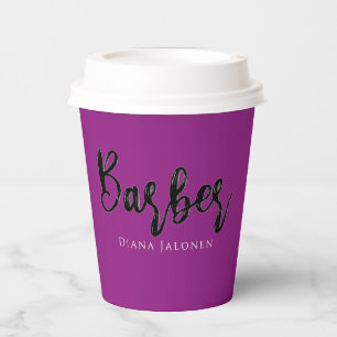 Barber Shop Hair Scissors Stylist Paper Cups