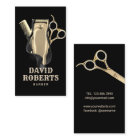 Barber Shop Hairdresser Modern Gold Barbershop
