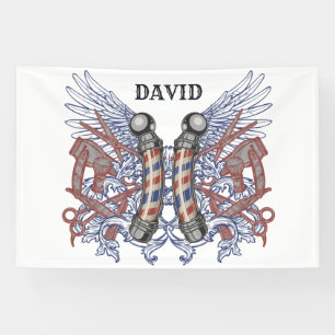 Barber Shop Hairdresser Personalize Banner