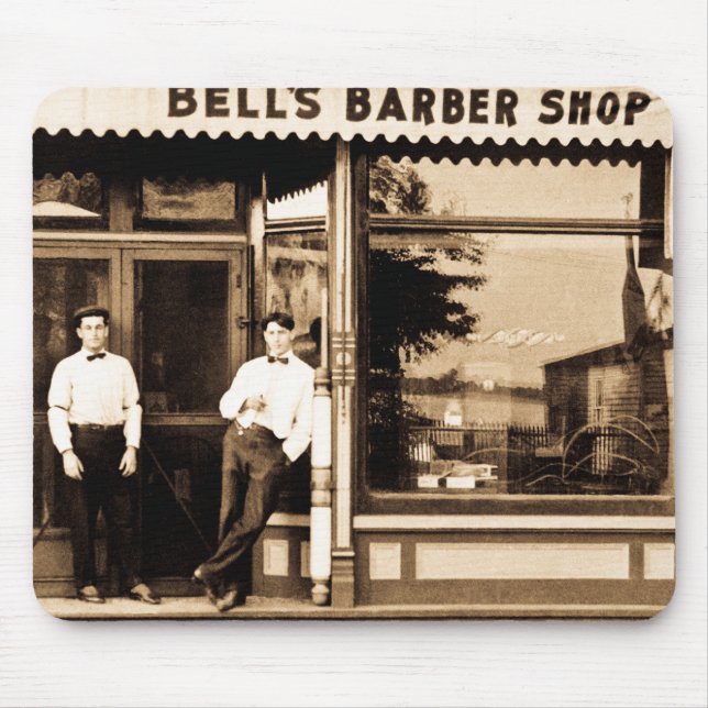 Barber Shop Mouse Pad (Front)