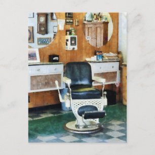 Barber Shop One Chair Postcard