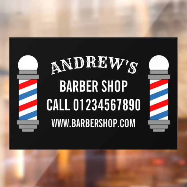 Barber shop pole hair salon business custom (Sheet 2)