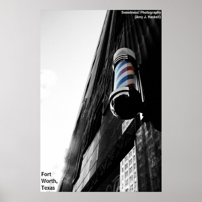 Barber Shop Pole Poster (Front)