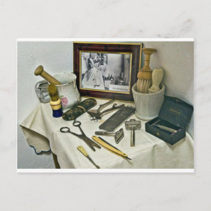 Barber Shop Postcard