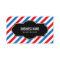 Barber Shop Professional Blue & Red Stripes