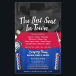 Barber Shop & Salon Customisable Coupon Template Flyer<br><div class="desc">Remain visible and in front of the competiton by customising,  printing and handing out these effective barber shop flyers to all who can utilise your barber/salon services. Keep or replace eplacing the barber cuts/images in backround with your own.</div>