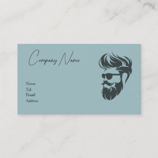 Barber Shop, services, business card template.