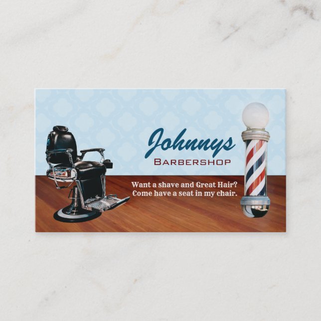 Barber Shop Slogans Business Cards (Front)