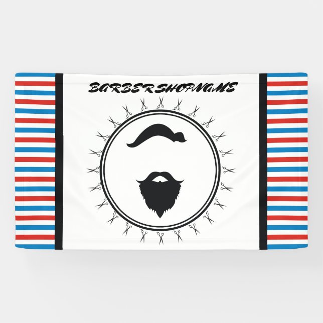 Barber shop template banner (Horizontal)