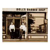Barber Shop Vintage Retro Americana