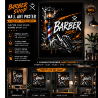 Barber Shop Wall Art Poster