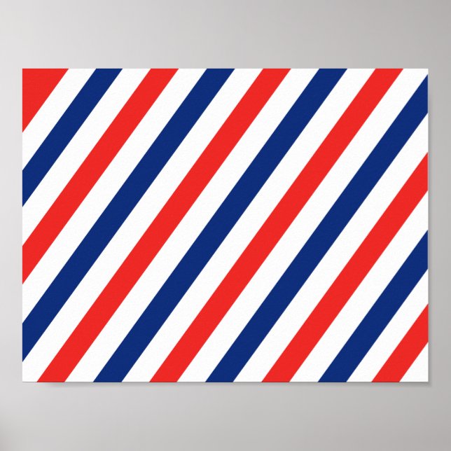 Barber Stripes Poster (Front)