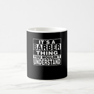 BARBER Surname Personalised Gift Coffee Mug