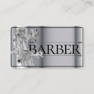 barber Template drawing Business Card
