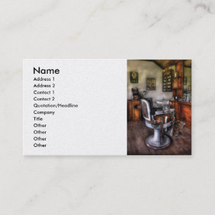 Barber - The Barber Chair Business Card