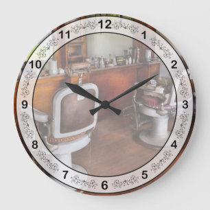 Barber - The Hair Stylist Large Clock