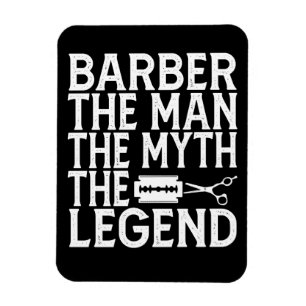 Barber The Man 2024 Magnet