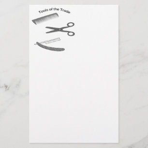 Barber Tools of The Trade Stationery