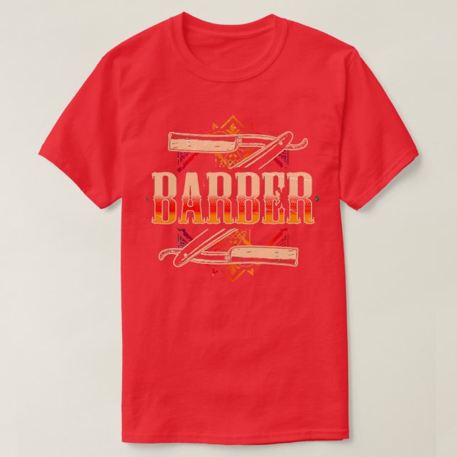 Barber Work T-Shirt (Design Front)