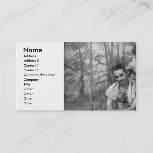 Barber - WWII - GI Haircut Business Card