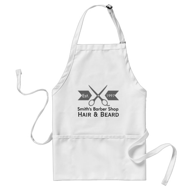 Barbers Favourite Barber Apron with Customised (Front)