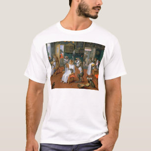 Barber's shop with Monkeys and Cats T-Shirt