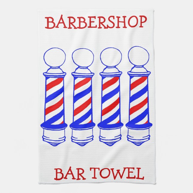 Barbershop Bar Towel (Vertical)