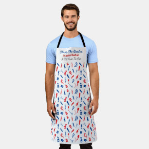 Barbershop (Barber pole and clippers) Apron