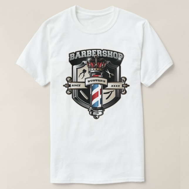 Barbershop Classic T-Shirt (Design Front)