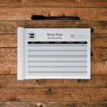 Barbershop Client Record Notepad<br><div class="desc">Designed specifically for barbershops,  this personalised notepad helps you easily track client preferences,  appointment details,  and service history. Perfect for ensuring consistency in your services,  enhancing client satisfaction,  and building long-lasting relationships with your customers.</div>