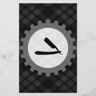 barbershop gear stationery